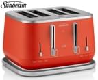 Sunbeam Kyoto City Collection 4-Slice Toaster - Orange/Silver TAM8004NG 1
