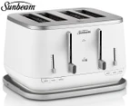 Sunbeam Kyoto City Collection 4-Slice Toaster - White/Silver TAM8004WH