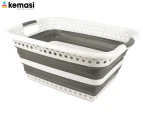 Kemasi Collapsible Square Laundry Basket