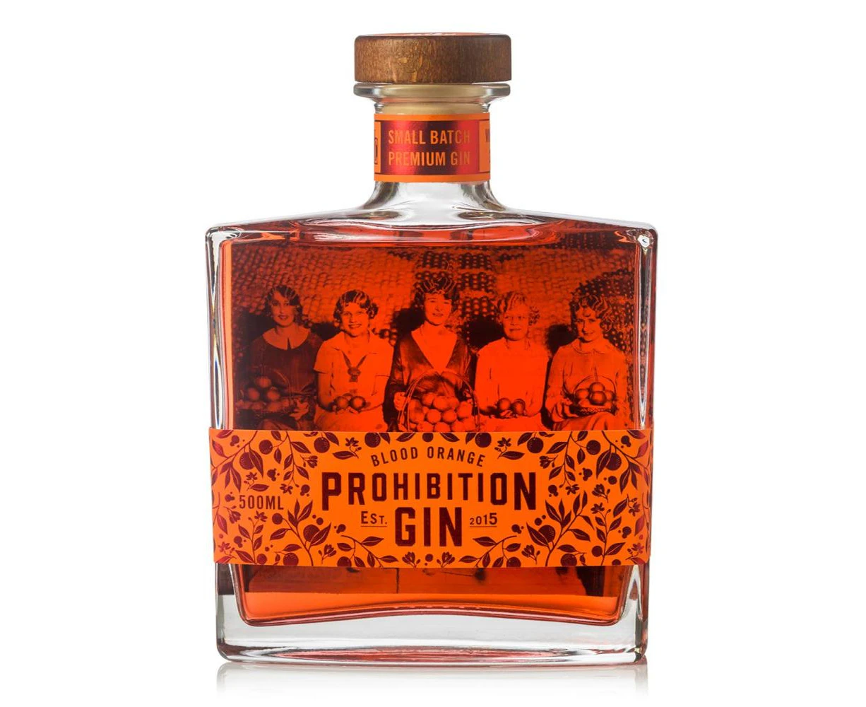 Prohibition Blood Orange Gin 500mL - 2021 Vintage