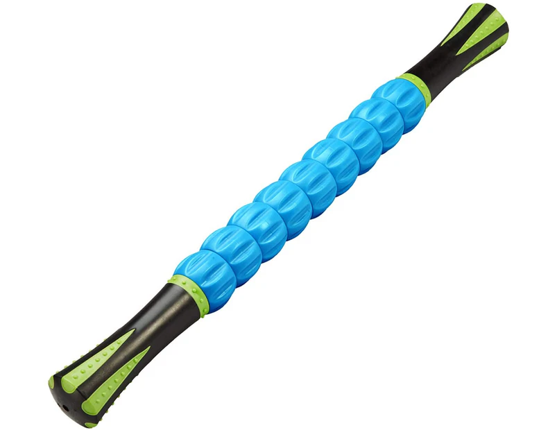 Muscle Roller Stick , Leg Calf Massage Sticks for Athletes, Massager Tool for Reducing Muscle Soreness, Loosing Tightness and Soothing Cramps - Blue
