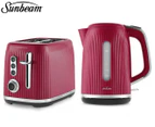 Sunbeam Brightside Toaster & Kettle Breakfast Set - Pink/Silver