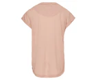 Lonsdale Youth Girls' Wem Tee / T-Shirt / Tshirt - Dusty Pink Marle