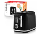 Sunbeam Brightside 2-Slice Toaster - Black/Silver TAP1002BK