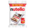2 x Nutella Pull Apart Portion Packs 12pk