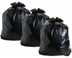 34 Gallons 50 Count Everyday Use Black Bin Bags 120L Extra Large Plastic Rubbish Bags