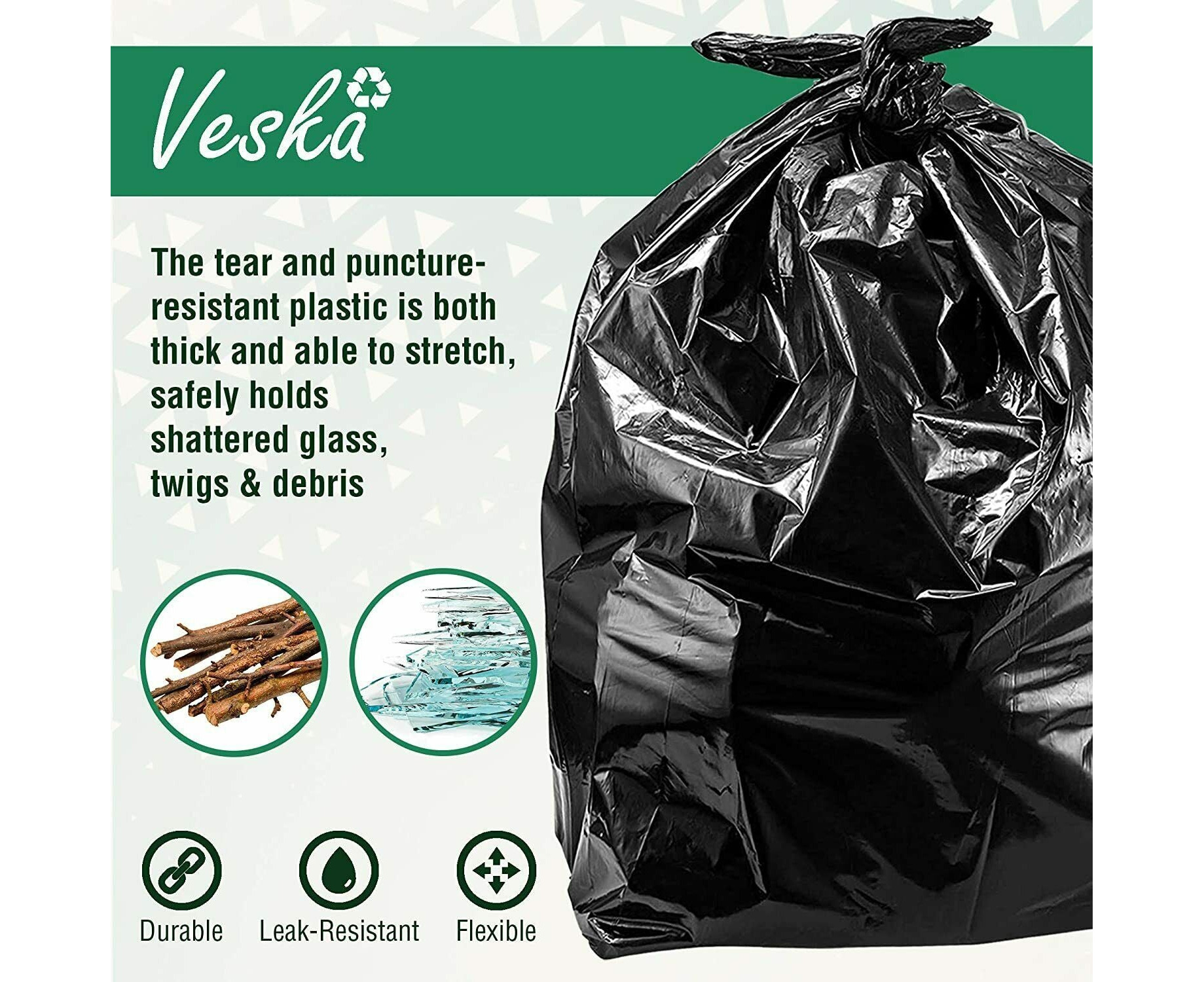 Departments - TRASH BAG BLACK 30G 25PK