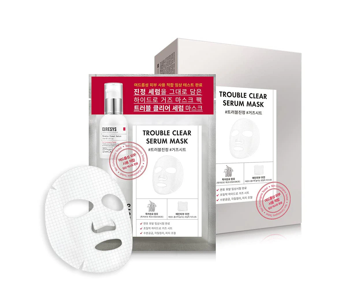 Curesys Trouble Clear Serum Mask (10 Pcs)