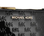 Michael Kors Jet Set Small Leather Wristlet Coin Purse - Black