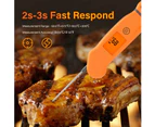 INKBIRD IHT-1S Meat Thermometer  Instant-read fast read Digital BBQ Thermometer 2-3s Readout Waterproof IP67  fast-read Magnet Cooking Grill Candy