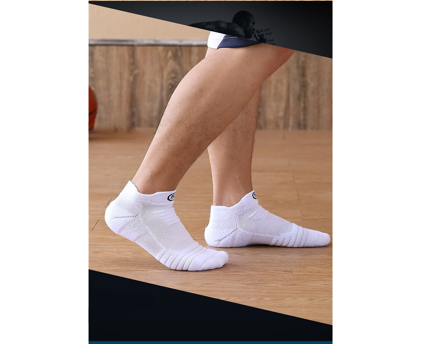 3 Pairs Men Athletic Running Socks Low Cut Sports Socks Breathable Casual  Socks
