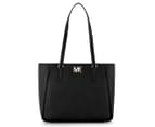 Michael Kors Sylvia Medium Leather Tote Bag - Black 1