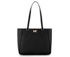 Michael Kors Sylvia Medium Leather Tote Bag - Black