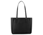 Michael Kors Sylvia Medium Leather Tote Bag - Black 3