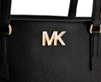 Michael Kors Sylvia Medium Leather Tote Bag - Black
