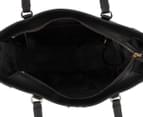 Michael Kors Sylvia Medium Leather Tote Bag - Black 5
