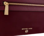Michael Kors Jet Set Charm Nylon Crossbody Bag - Dark Berry