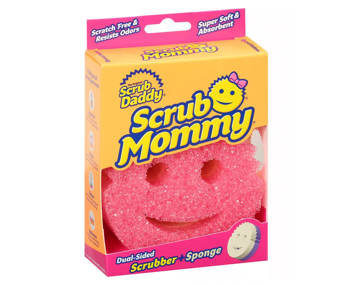 Scrub Daddy Sponge Variety Pack - Scratch-Free Multipurpose Dish Sponge -  BPA Free & Made with Polymer Foam - Stain, Mold & Odor Resistant Kitchen  Sponge (6 Count) 
