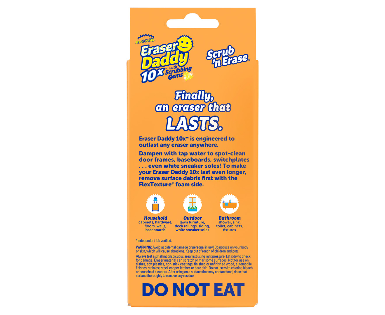 Scrub Daddy, Eraser Daddy Cleansing Pads 4 Count, 1 Box Each, By