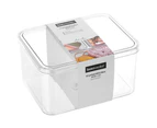 Boxsweden Crystal 19cm Mini Storage/Container Stackable Holder w/ Lid Clear