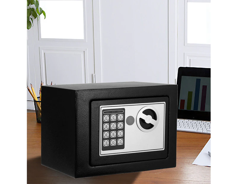 Digital Safe Electronic Security Box Home Office Cash Lock Deposit Password 6.4L