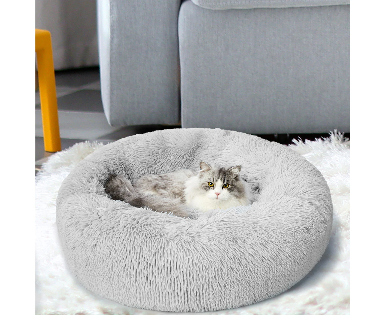 PaWz Pet Bed Dog Cat Beds Bedding Model10 Light Grey S