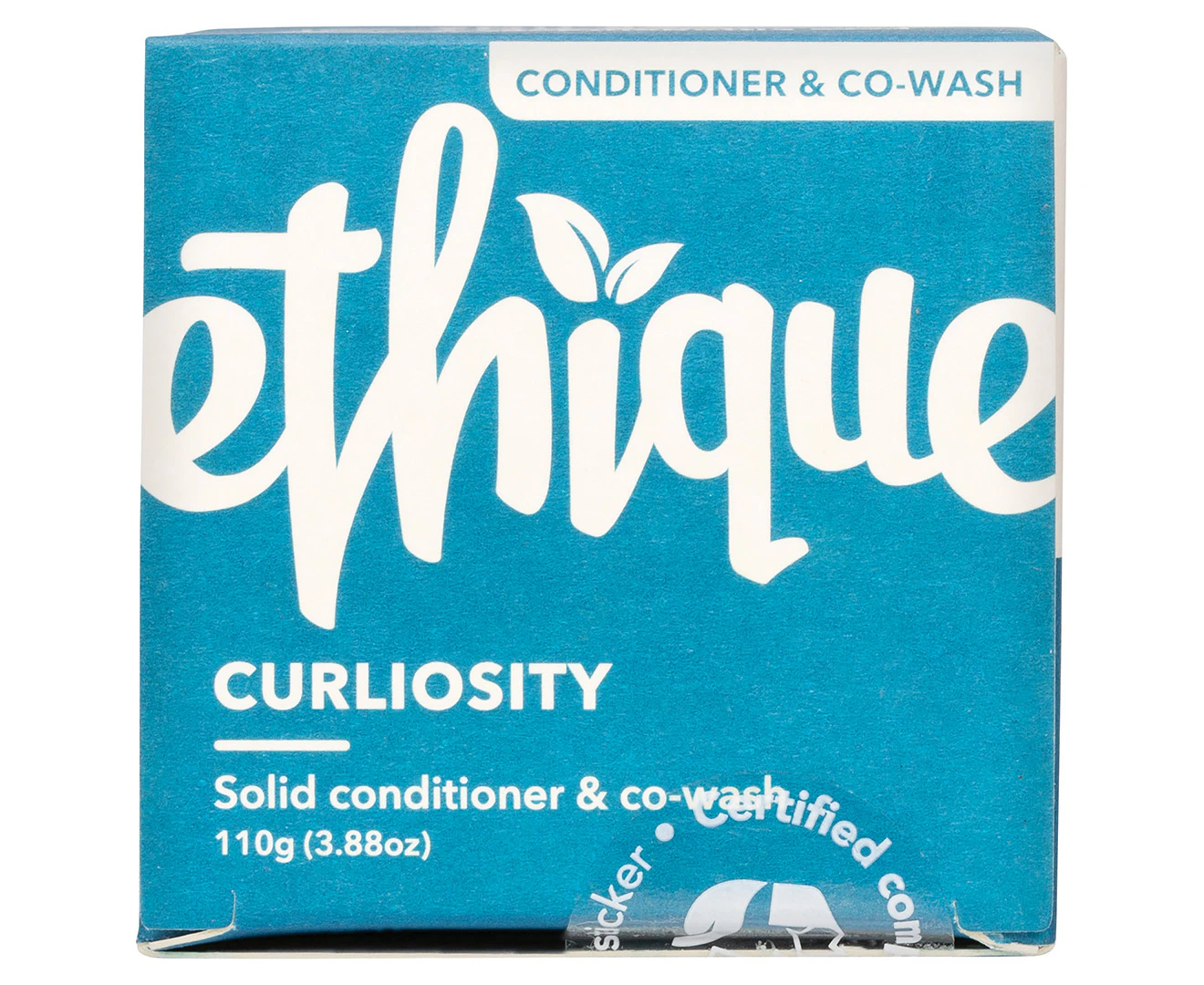 Ethique Curliosity Curly Hair Conditioner & Co-Wash Bar 110g