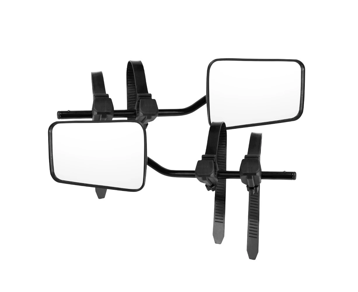 SAN HIMA 2x Towing Mirrors Heavy Duty Universal Fit Towing Caravan 4X4 Trailer