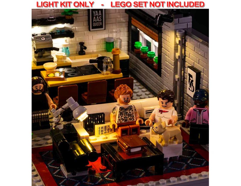 Light My Bricks - Light Kit For Lego Queer Eye The Fab 5 Loft 10291