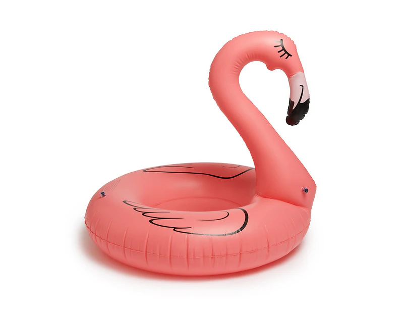 Pool Set Inflatable Flamingo Ring Swimming Float Raft Pool Beach Toy