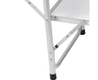 Nneids Camping Table Folding Portable Outdoor Aluminium Foldable Picnic Bbq Desk