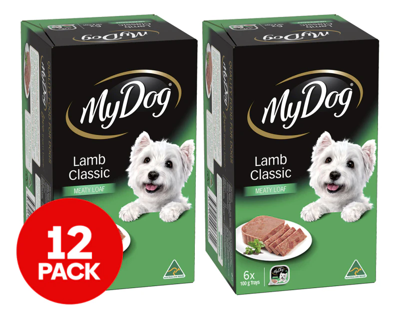2 x 6pk My Dog Meaty Loaf Lamb Classic Trays 100g