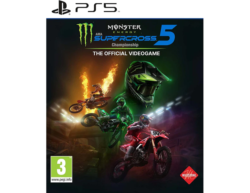 Monster Energy Supercross The Official Videogame 5	PS5 Game
