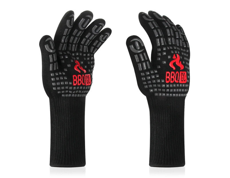 BBQGO bbq gloves OVEN glove INKBIRD Heat Resistant Silicone Kitchen Cooking Grilling Bake 5.5inch glove high temperature