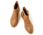 Walnut Melbourne Women's Danny Leather Boots - Tan