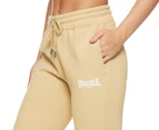 Lonsdale Women's Southall Core Trackpants / Tracksuit Pants - Oat Milk