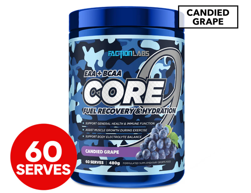 Faction Labs Core 9 Full Recovery & Hydration Formula Candied Grape 480g / 60 Serves