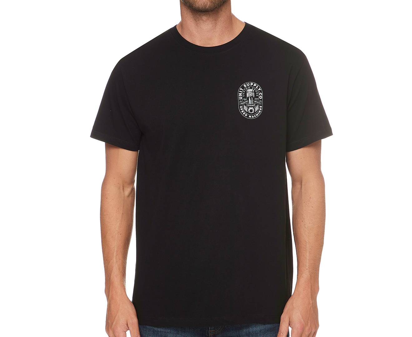 Unit Men's Fast Lane Tee / T-Shirt / Tshirt - Black | Catch.co.nz