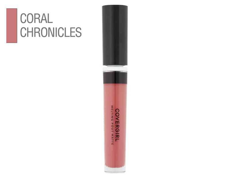 Covergirl Melting Pout Matte Liquid Lipstick 3.5mL - Coral Chronicles