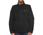 Levi's Men's Washed Cotton Military Jacket - Navy