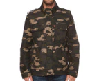 Levi's Men's Washed Cotton Military Jacket - Camo