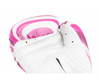 RCB Womens Sparring Boxing Gloves - Stripes Pink