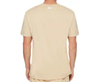 Lonsdale Men's Hempstead Core Tee / T-Shirt / Tshirt - Oat Milk