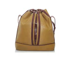 Cartier Preloved Must de Cartier Leather Bucket Bag Women Brown - Designer - Pre-Loved
