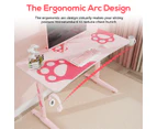 Eureka Ergonomic GIP-P47 Home Office Gaming Desk - Cute Pink