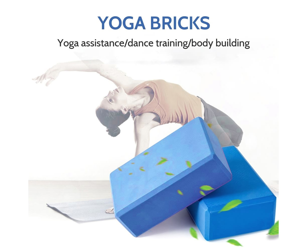 Yoga Block Foaming Home Exercise Practice Fitness Gym Sport Tool Yoga Brick  AU