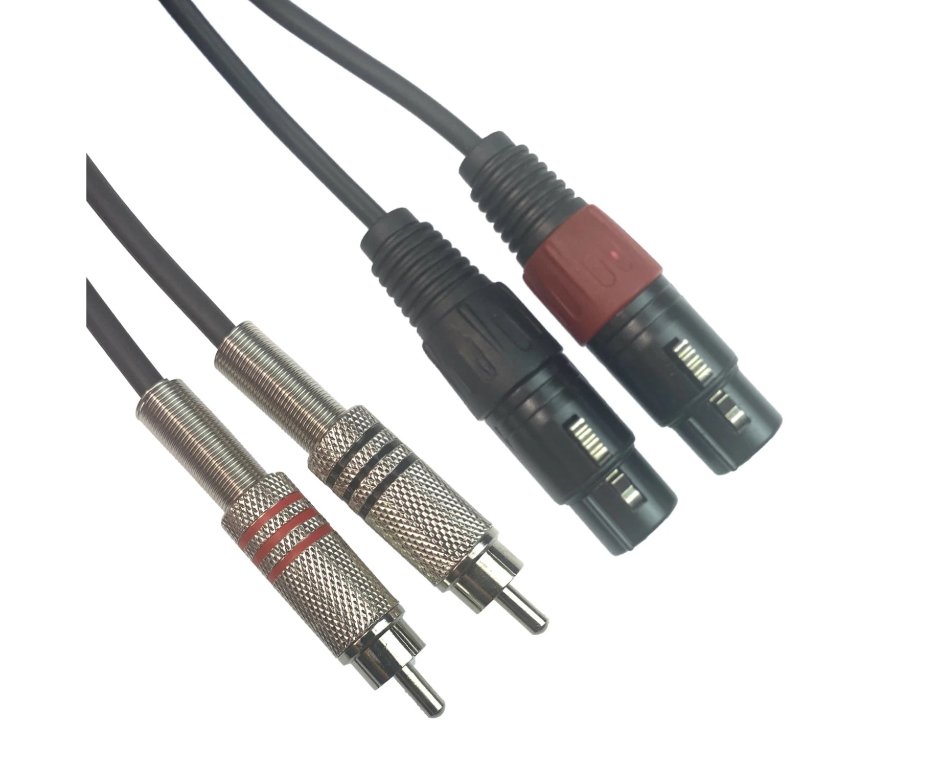 ACL Dual XLR to RCA Cable, Heavy Duty 2 XLR Female to 2 RCA Male Patch Cord HiFi Stereo Audio Connection Interconnect Lead Wire  6m