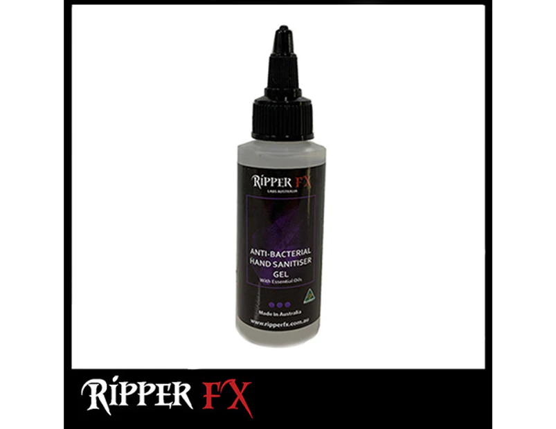 Ripper FX SANITISER GEL - 60ml - 80% Ethanol Australian Made - SqueezeBottle