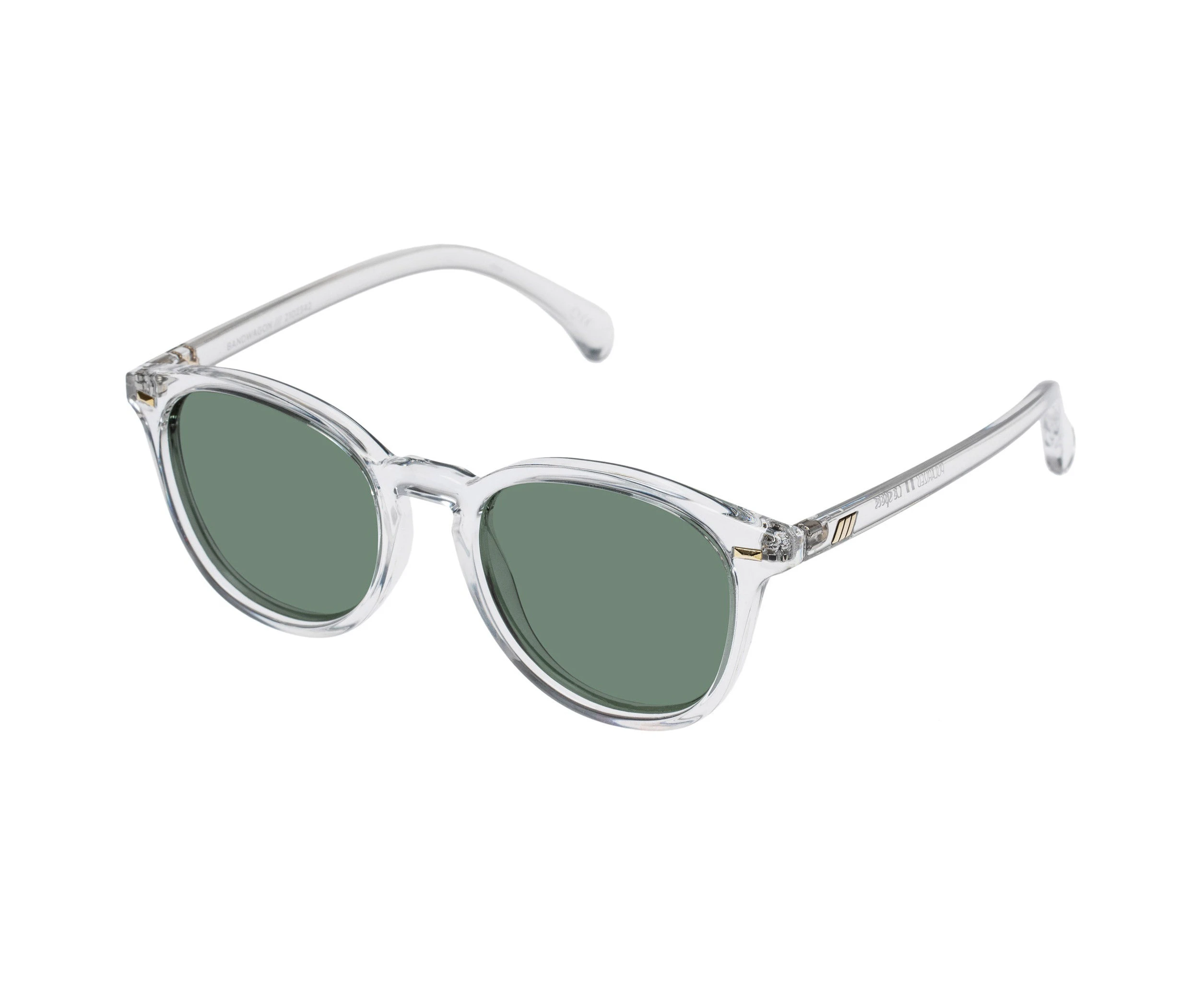 Le Specs Bandwagon Sunglasses Clear