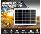 ATEM POWER 12V 10W Solar Panel Battery Charger Power Charging  Caravan Camping Kit